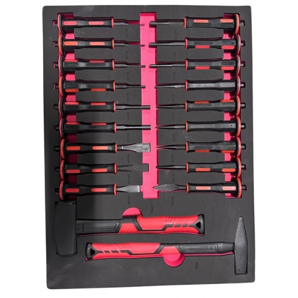 Įrankių spintelė su 7 stalčiais su įrankiais 327VNT.